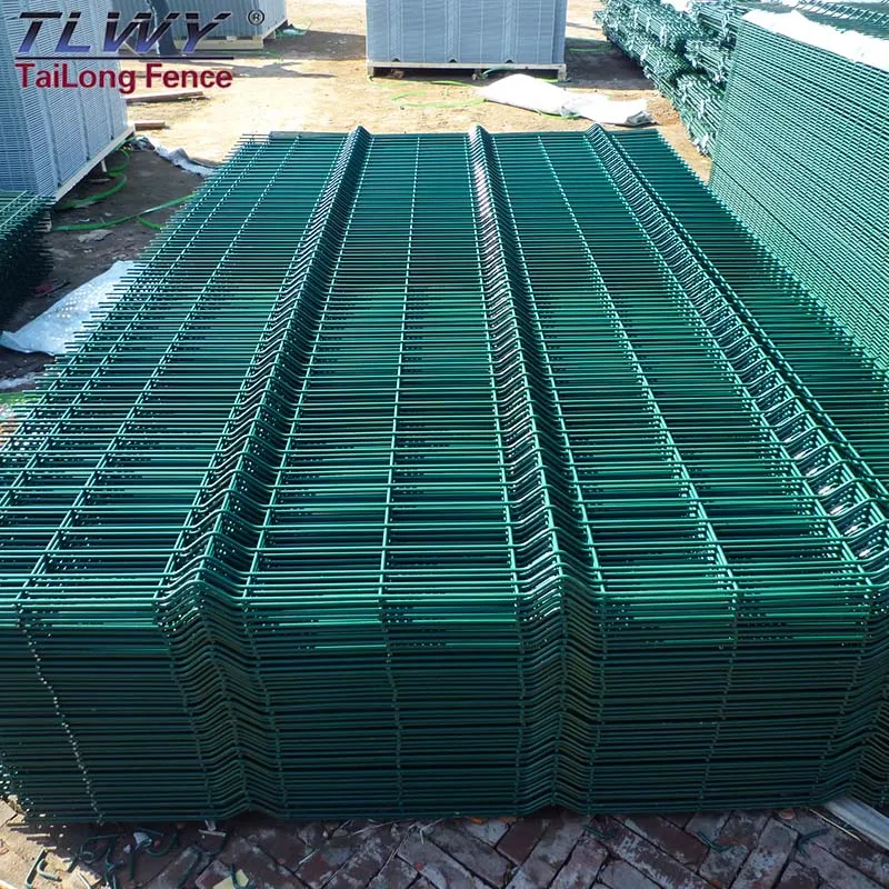 High Quality Outdoor PVC Coated 3D Wire Mesh Fence Galvanized Welded Garden Fence Panels