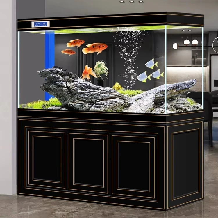150-250 Gallon Fish Tank Stand Heavy Duty Metal Aquarium Stand with Cabinet for Fish Tank Accessories Storage