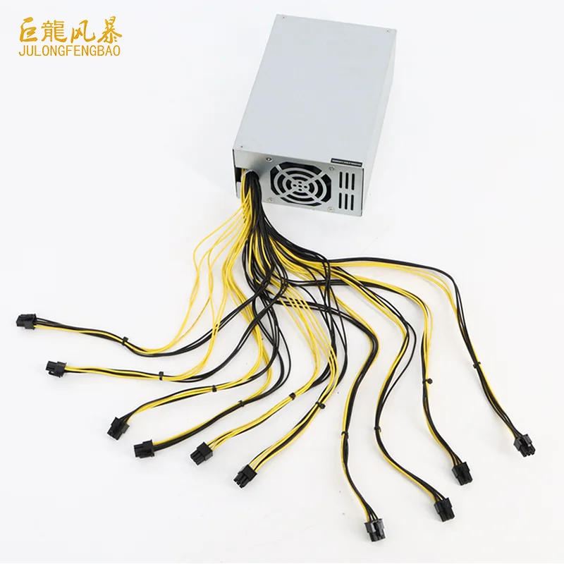 Одноканальный блок питания Julongfengbao 4U 1800 Вт ATX 2000 Вт 2200 Вт 2400 Вт 2600 Вт кор