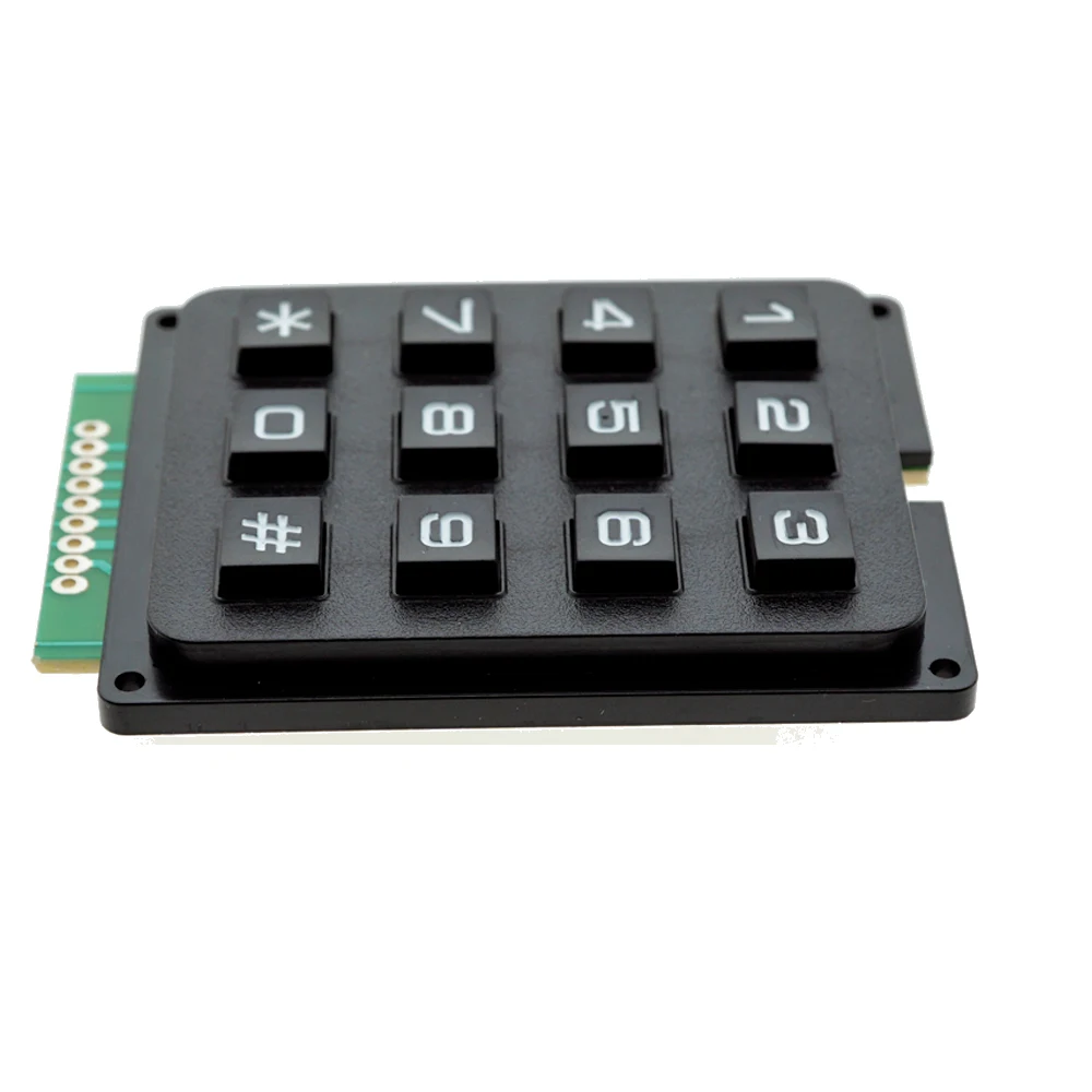  Okystar OEM/ODM 12 пластиковых кнопок переключатель 12-клавишная клавиатура 4X3 матричная модуль
