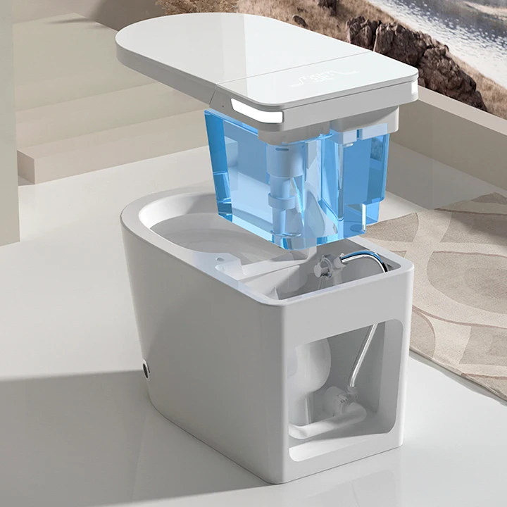 Hot Sale Bathroom Wc Sanitary Ware Items Intelligent Toilet Bowl Auto Sensor One Piece Bidet Toilet Automatic Smart Toilet