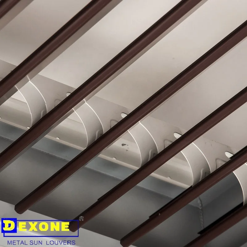 Anodized sun shade aluminium fixed louvers
