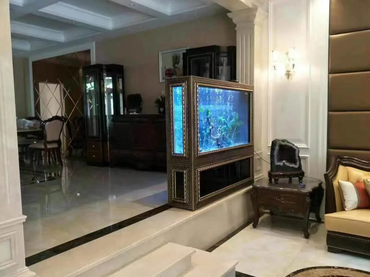 Aquarium Filter Brush 3D Background For Pump Large Decoration Magnetic Cleaner Glass 40 Gallon Fish Tank