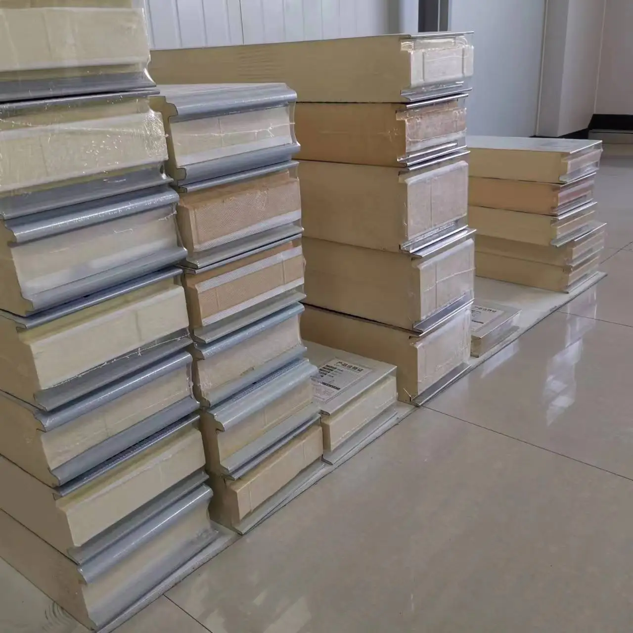 polyurethane rigid insulation board thickness of 100 mm PU PIR pir sandwich panel roof cold room panels