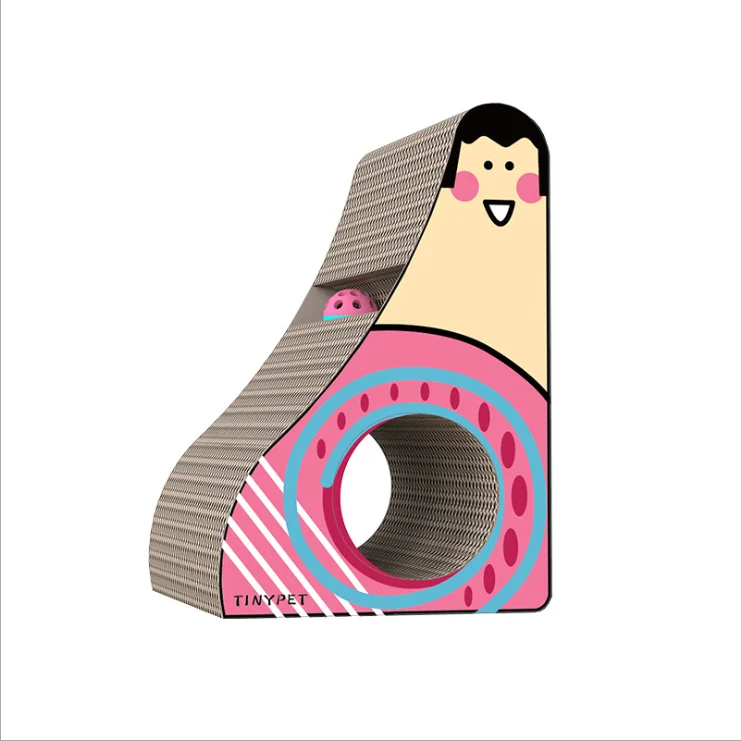 Tiny pet Creative Design Modern Style Cat Scratch Board Corrugated Paper pet cat toys