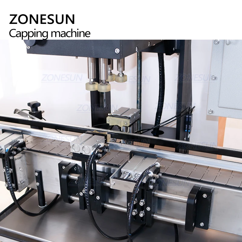 ZONESUN ZS-VTCM1 усовершенствованная от взрыва эфирные масла банка брызг Автоматическая круглая бутылка винт укупорочные