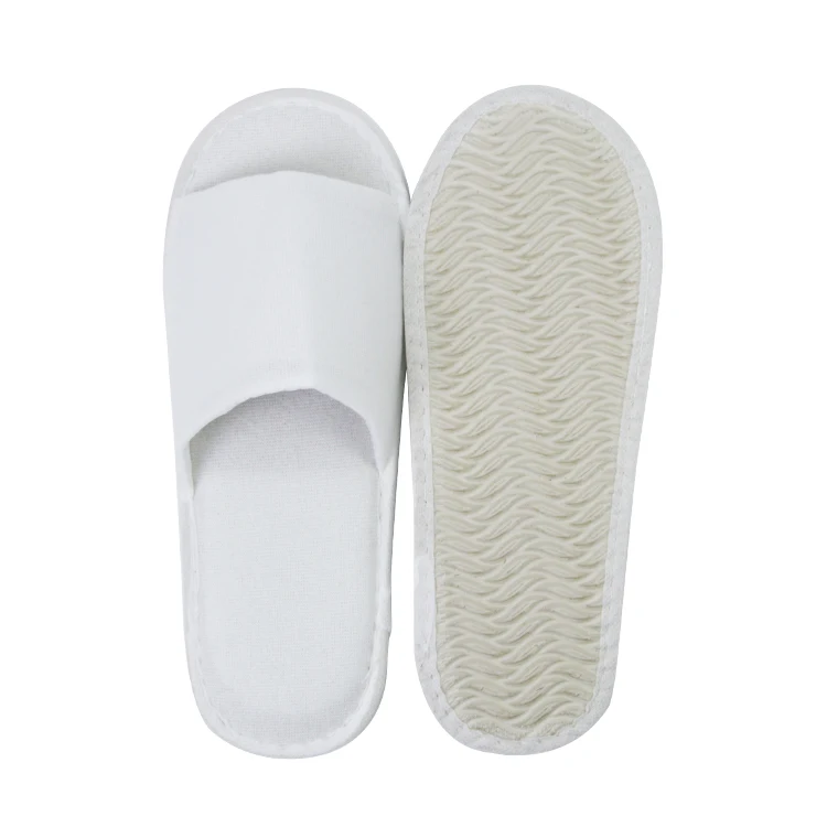 Low Price Ready To Ship No Logo Open Toe Home Hospitality Hotel Travel Portable Disposable Indoor Slippers