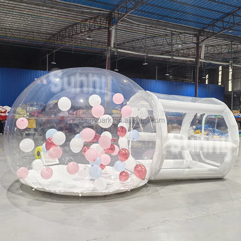 3/4/5m Clear Kids Party Inflatable Bubble Tent Dome igloo Inflatable Bubble balloon House  Bubble Balloons house