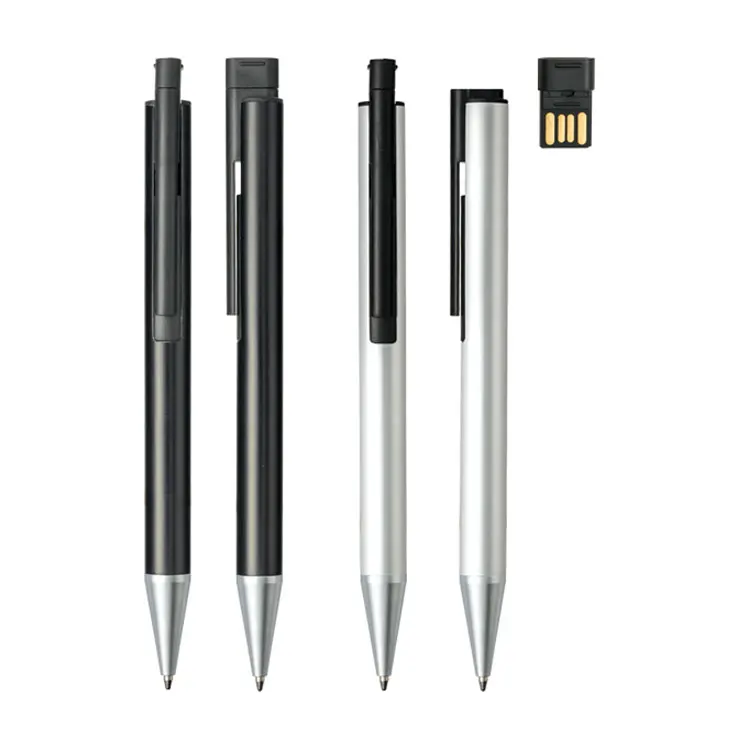 Metal laser promotiol usb pen drives wholesale usb pen drive usb flash ball pen 4GB / 8GB / 16GB