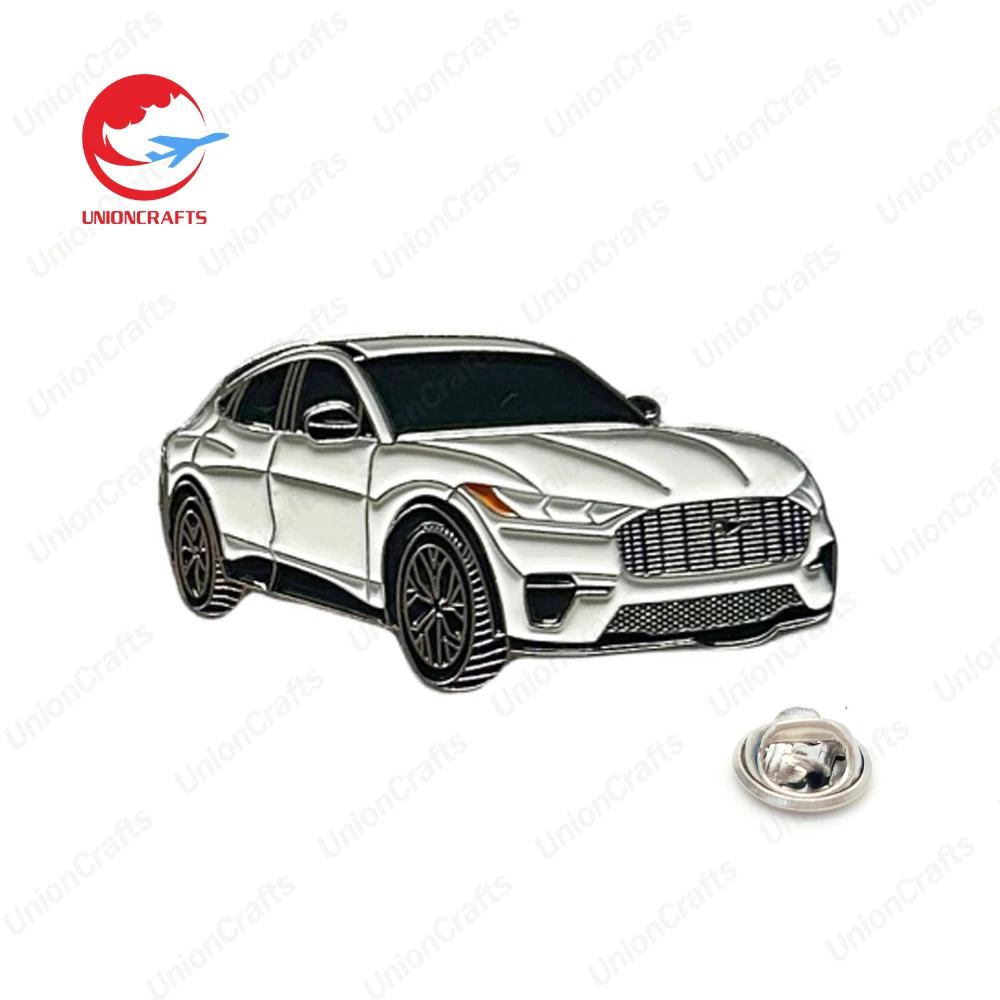 Custom Personalized Design Car Emblem Metal Hard Anime Lapel Pines Cute Car Enamel Badge Pins for Clothes