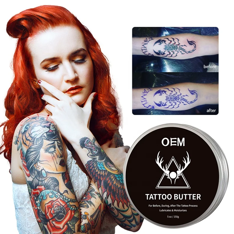 Tattoo Brightening Aftercare Balm Color Promote Healing Tattoo Aftercare Butter Tattoos Butter Cream