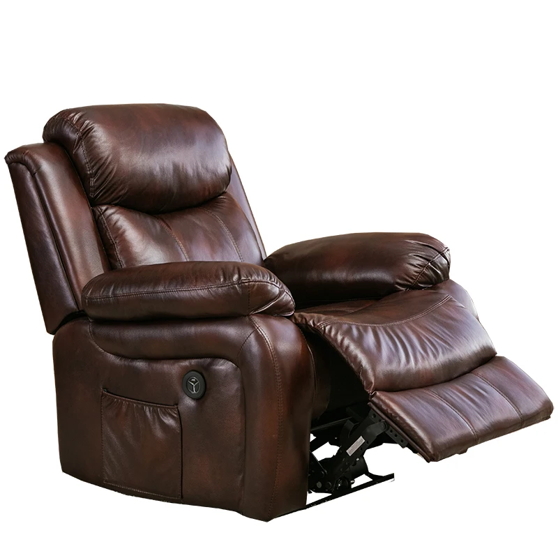 Modern Microfiber Massage Electric Pu One Seater Seat Cinema Power Single Leather Recliner Chair
