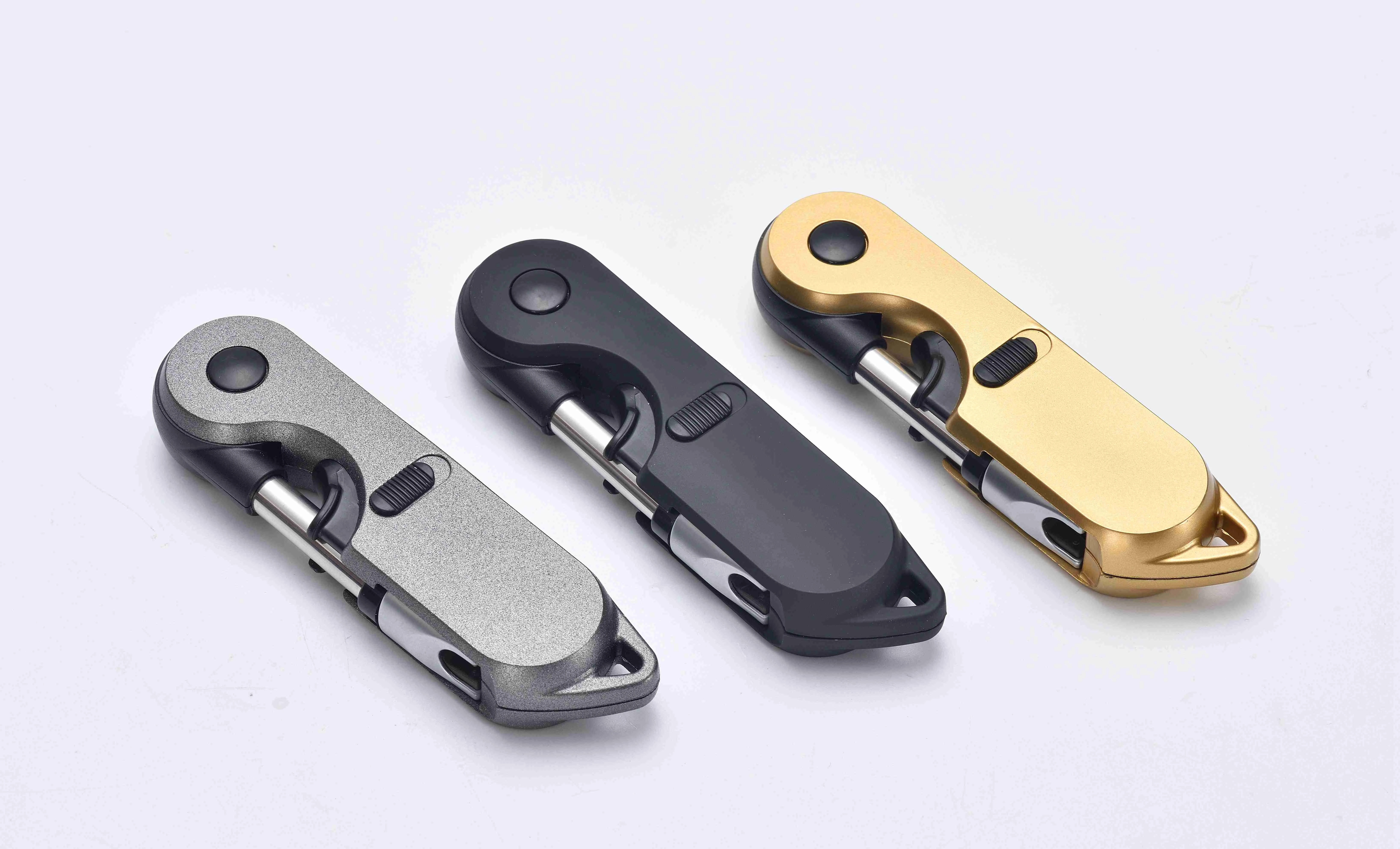 Arc Electric Plasma lighter flameless encendedor with folding for BBQ Carbon