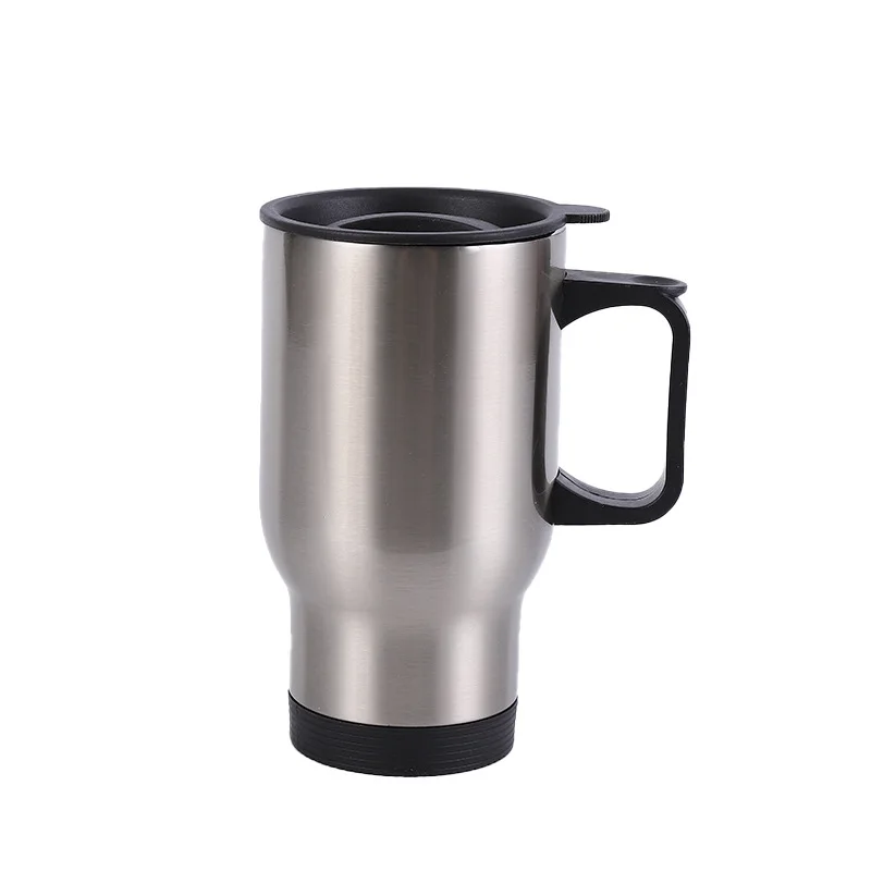 Wholesale Personalized and Customized Heat Press Printable White Stainless Steel Car Travel Mug Sublimation
