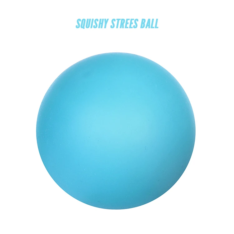 Custom Pressure Relief Toy Soft Squeeze TPR Foam Argos Anti Stress Ball