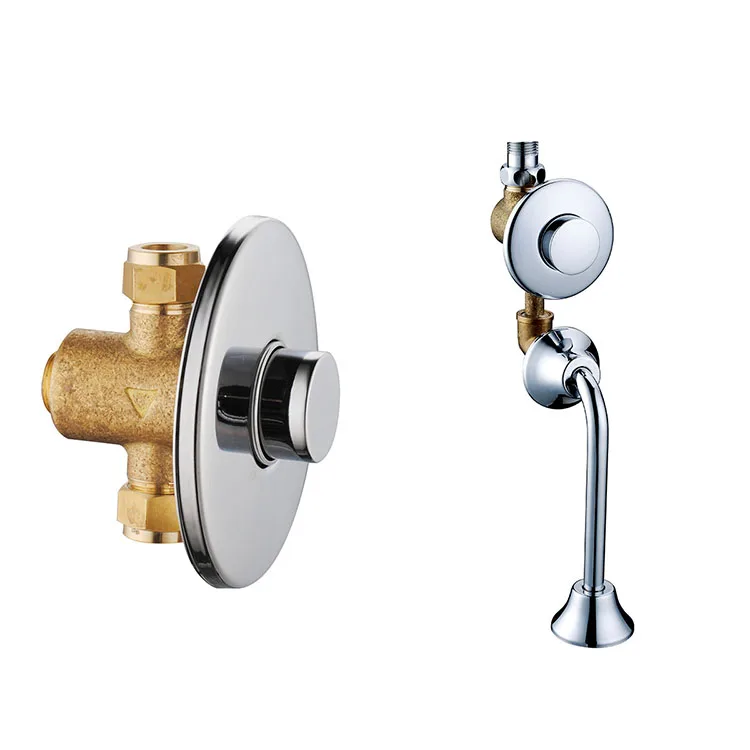 Factory direct supply manual urinal button time delay sensor flush valves with piston corona