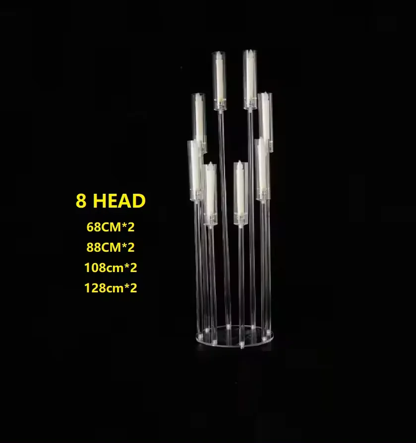 Simple Modern Acrylic Candle Holder Wedding Acrylic Candle Holders Cheap Wedding Centerpiece Table Decoration