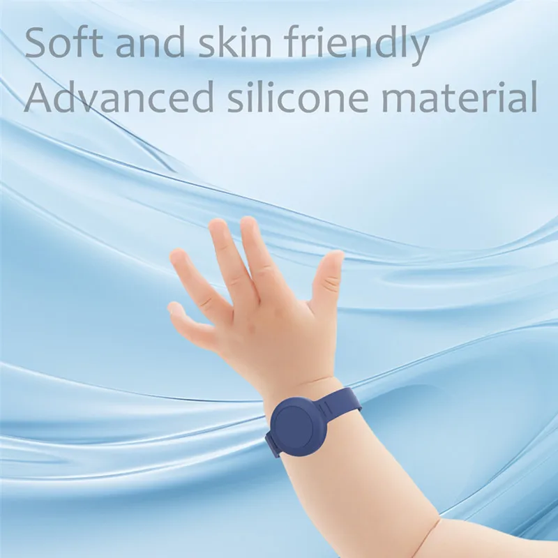 Soft Silicone Band For AirTag Wristband Waterproof Kids Lightweight Tracker Band For AirTag Watch Band