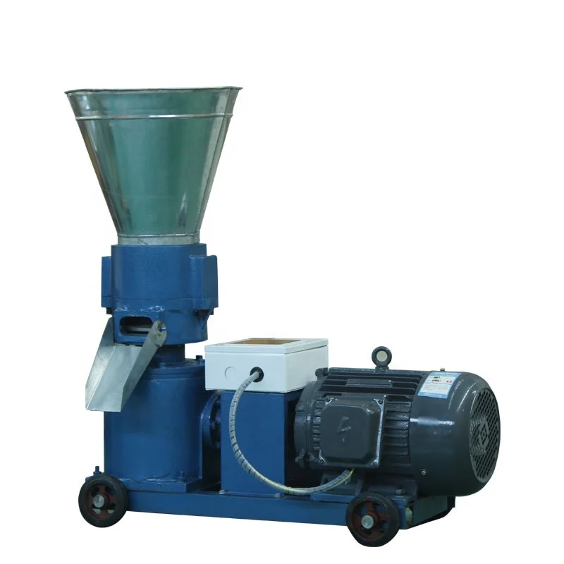 Diesel Engine Pellet Machine Plastic Wood Pellet Mill Granulator Animal Four Rollers Feed Processing Machines