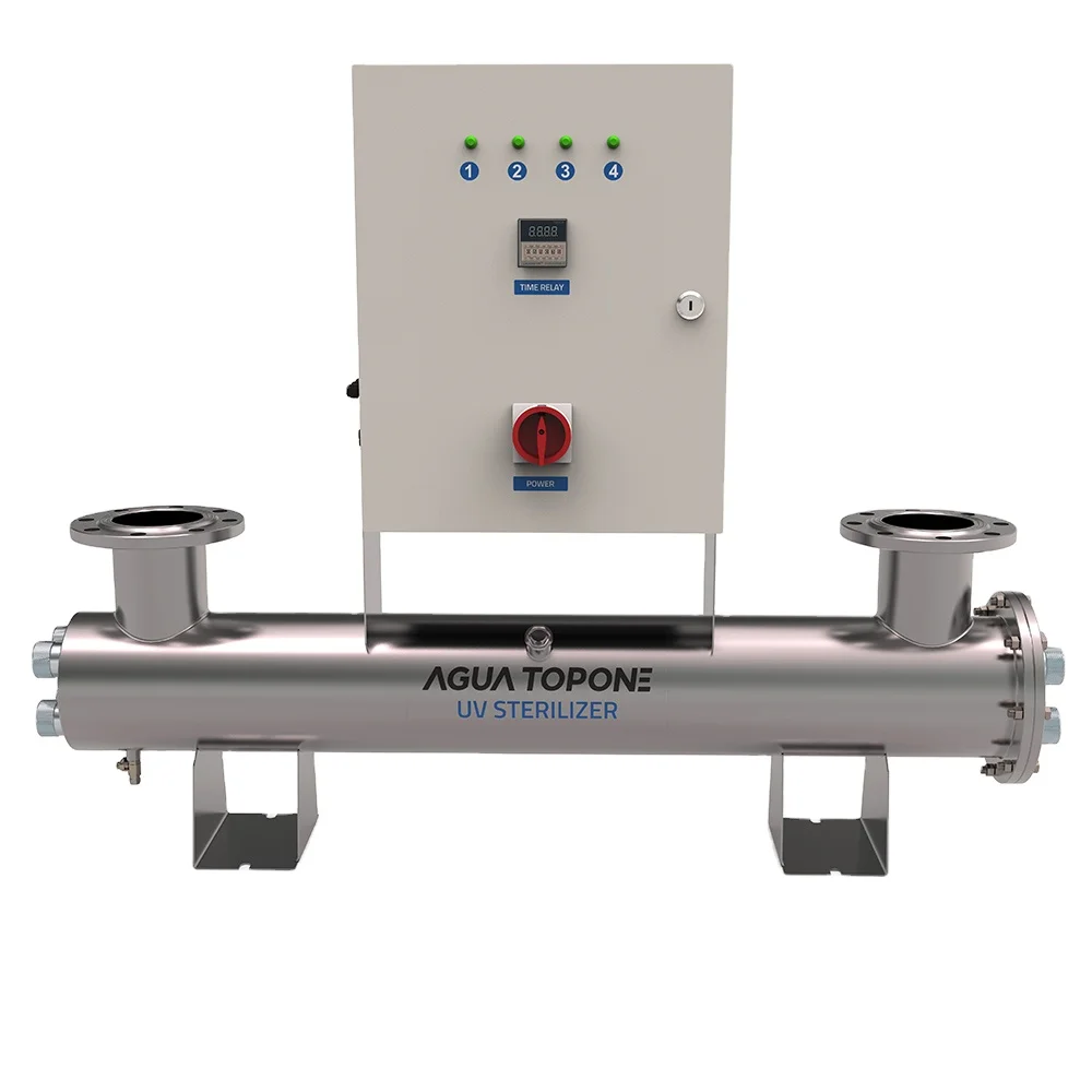 TOP AQUA Water Purification Machines 304s UV Water Treatment System for Commercial Water Filter System