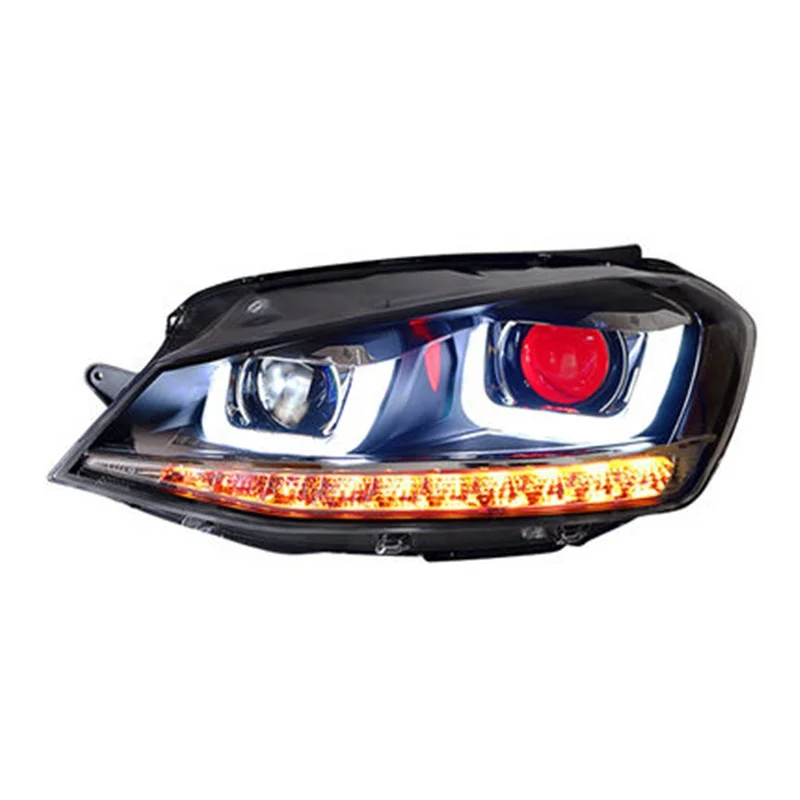 Dallon Модифицированная головная лампа для Volkswagen Golf 7 2013-2020 светодио дный система освещения фары передний бампер автозапчасти mk7 R20 TDI TSI