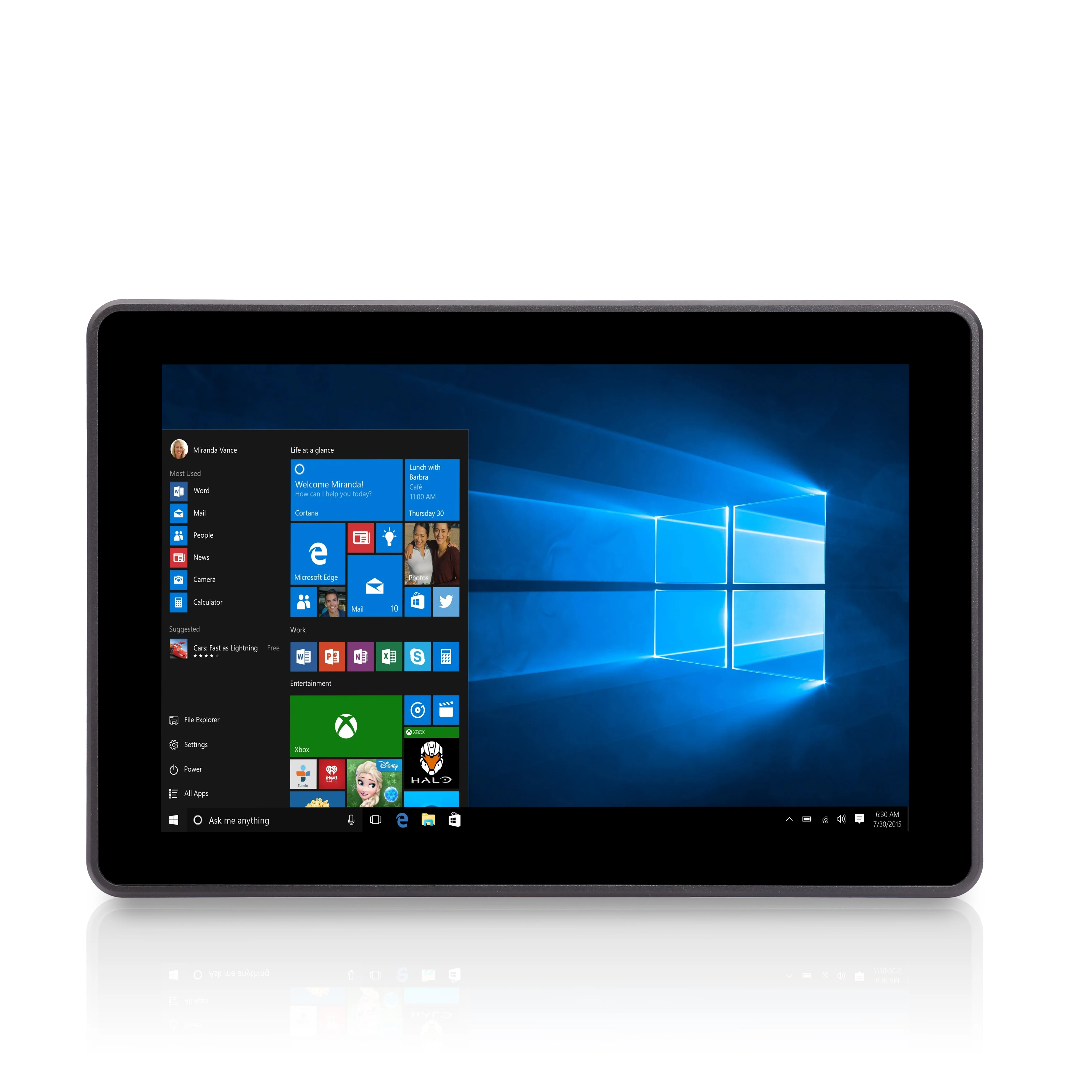 CESIPC 10.1 inch touch screen industrial capacitive all in one computer