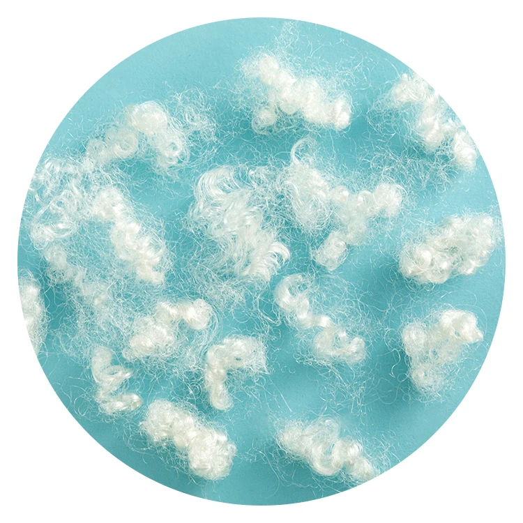 Virgin 15D*64MM HCS polyester staple fiber for filling