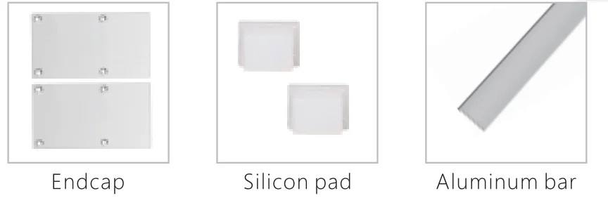 High quality waterproof profile  LED aluminum  LED aluminum profile is used on outdoor park floors and pavilion exterior floors