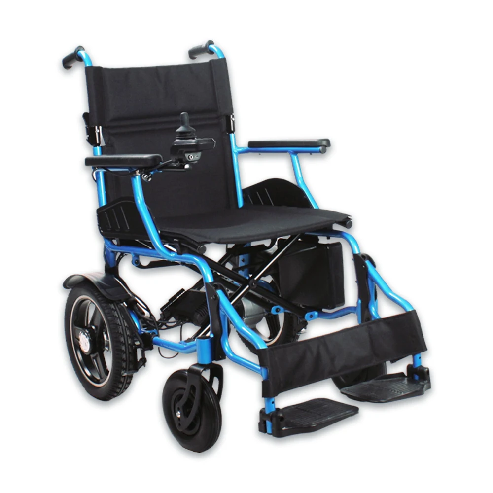 Convenient disabled wheelchair scooter foldable ultralight adult home hospital patient wheelchair