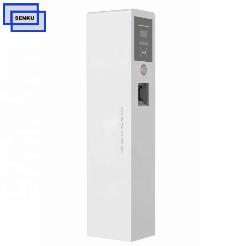 3 фазы 400V AC Ev зарядное устройство 22kw двойной разъем электромобиль станции