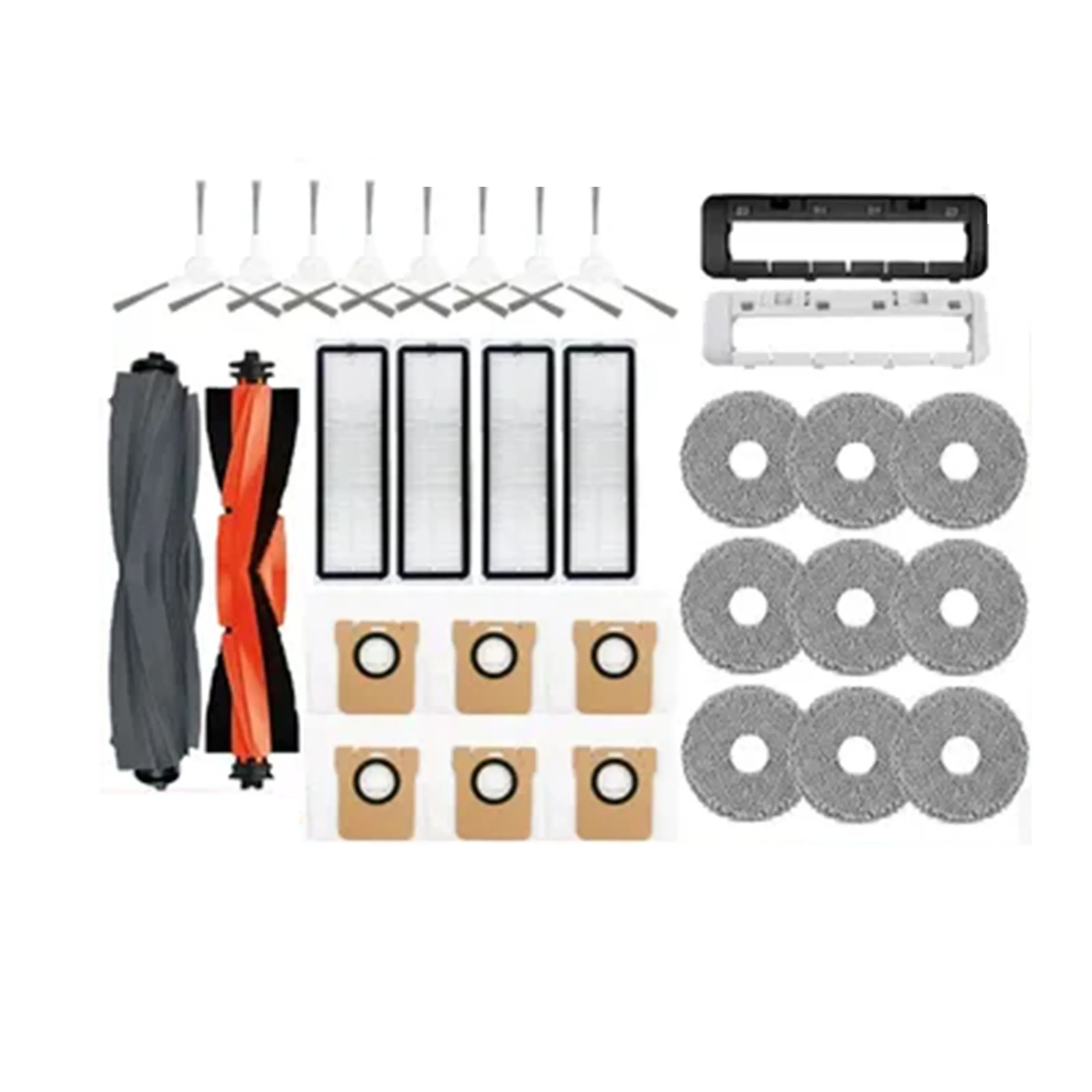 For Xiao Mi Robot Vacuum X20+/X20 Plus Accessories Dust Bag Mop Cloth Main Side Brush Hepa Filter Replacement Parts