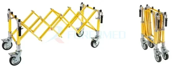 Church Truck Trolleys For Coffins Stainless Steel Coffin Trolley Funeral Coffin Trolley