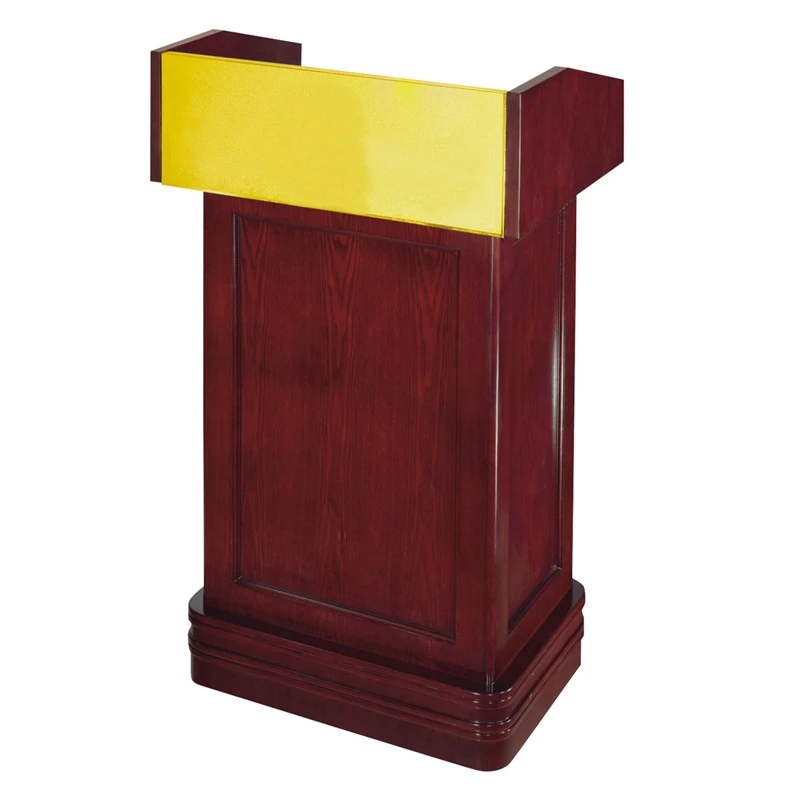 Good Quality Speech Lectern Podium Hotel Wooden Board Design Rostrum