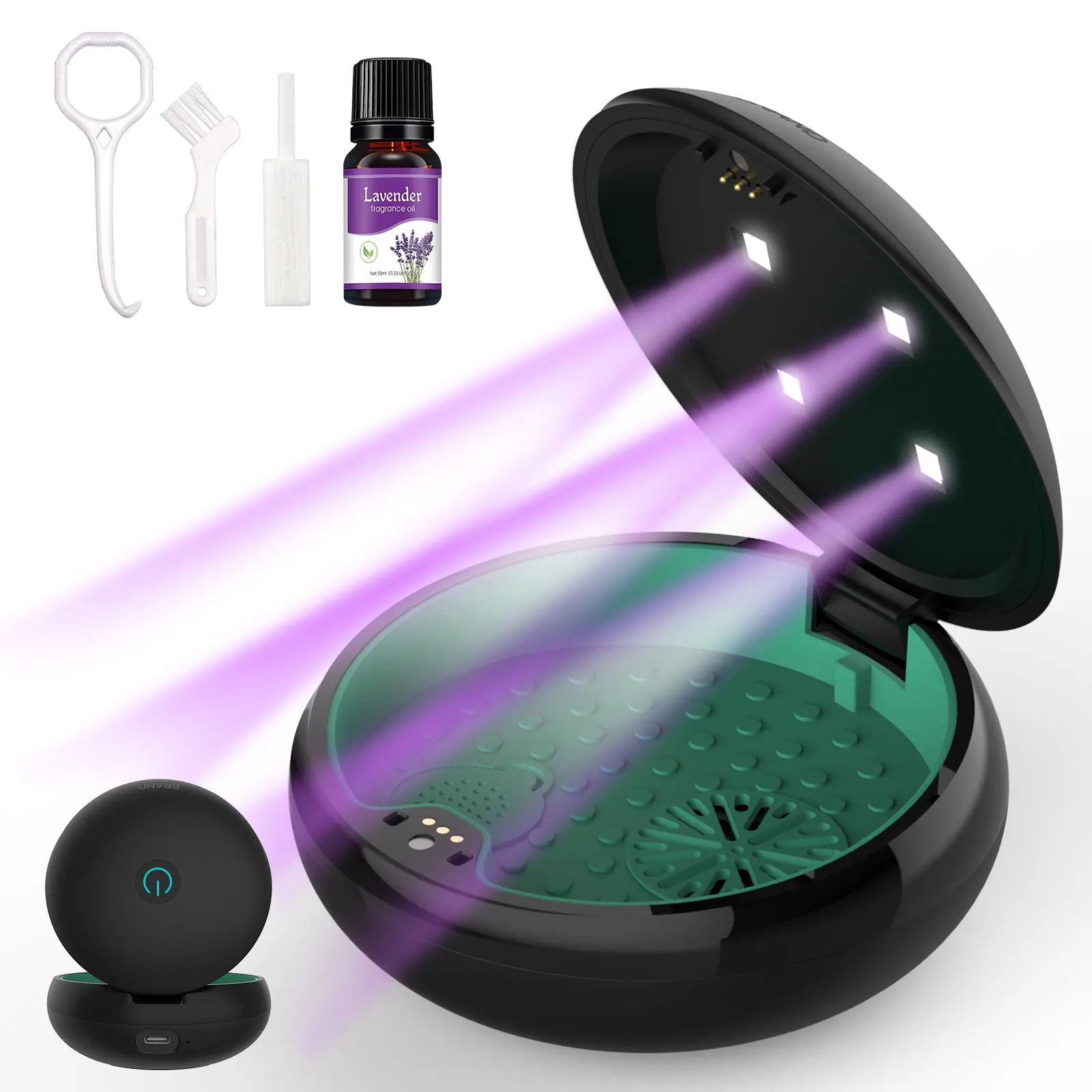 Newest Wholesale Transparent Dental Membrane Crown Retainer Case Plastic Denture Box