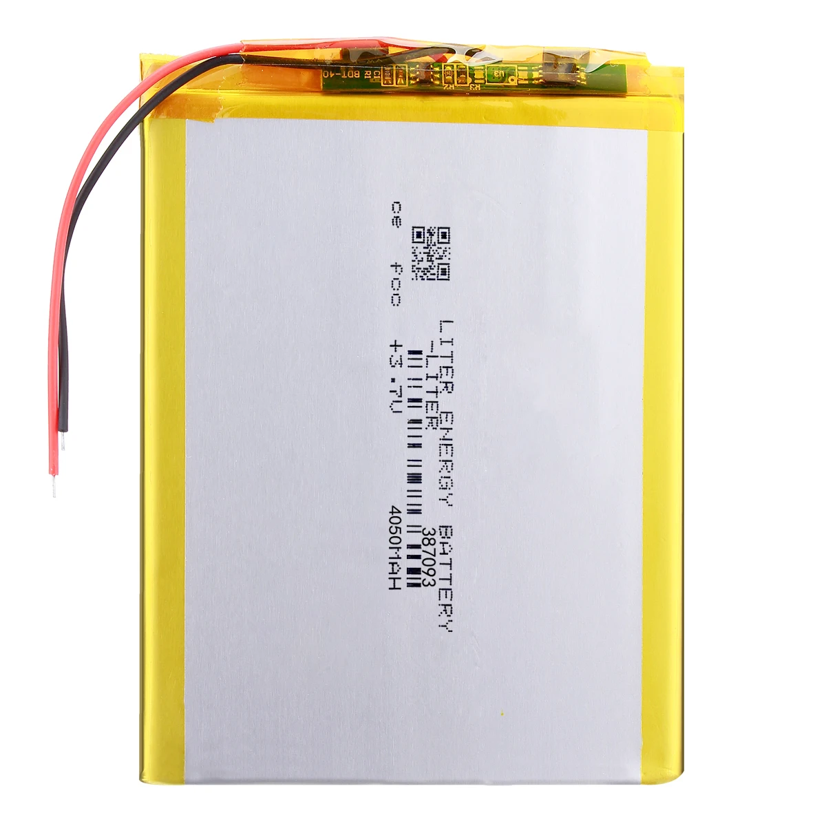387093 4050mah 407095 3.7v rechargeable lithium-ion battery  li-polymer battery CE FCC ROHS UN38.3 MSDS