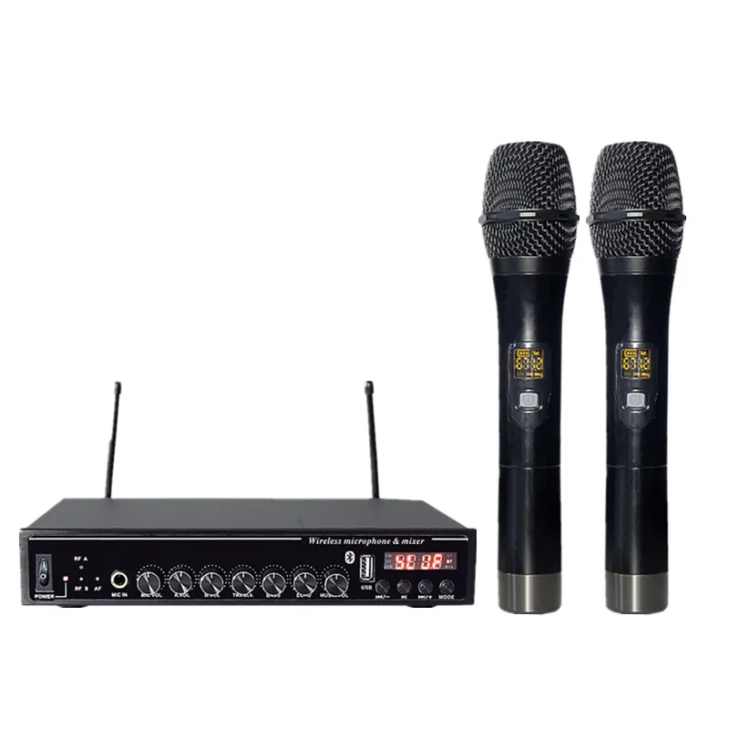 EPXCM New UHF BT  Reverberation wireless microphone professional Karaoke handheld  microphone for android TV wireless mic