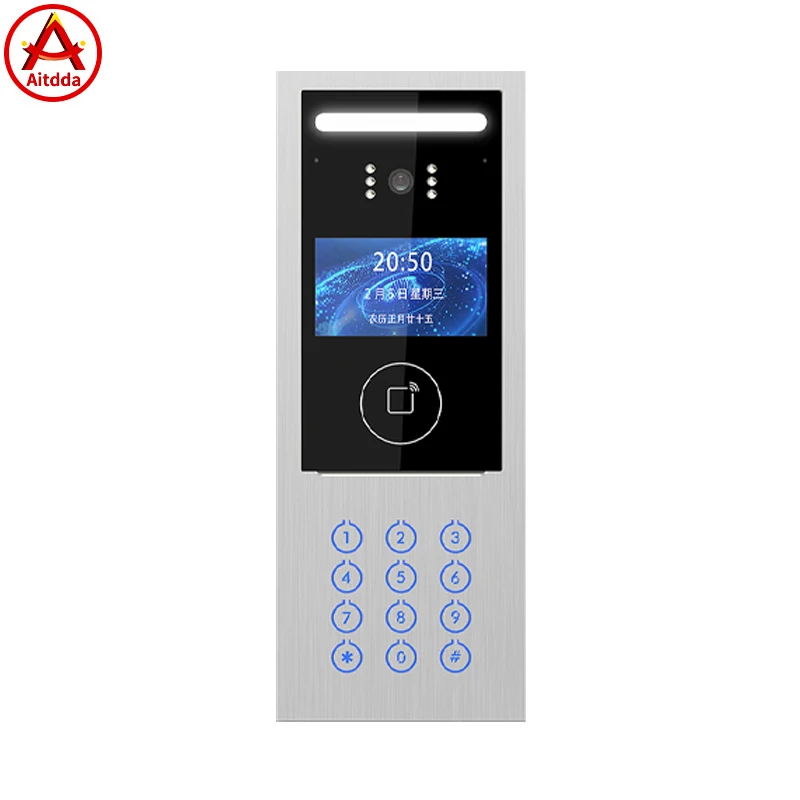 Building visual intercom access control system Full Digital Smart Home Tcp Ip Video Door Phone Apartment Intercom System