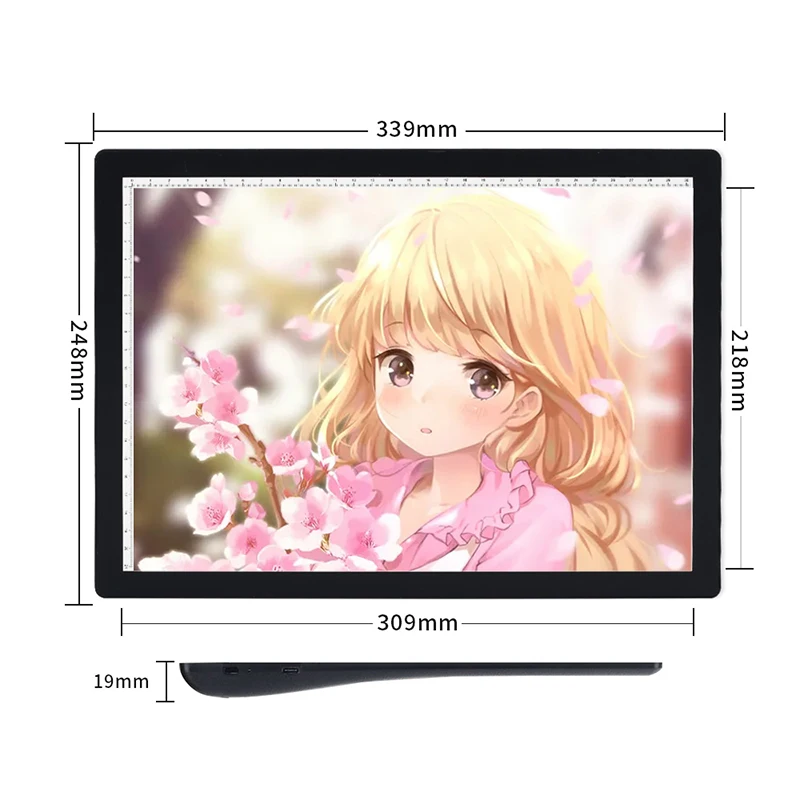 High Quality Design Usb Powered Recharge Led Tracing Board Light Pad For Architect