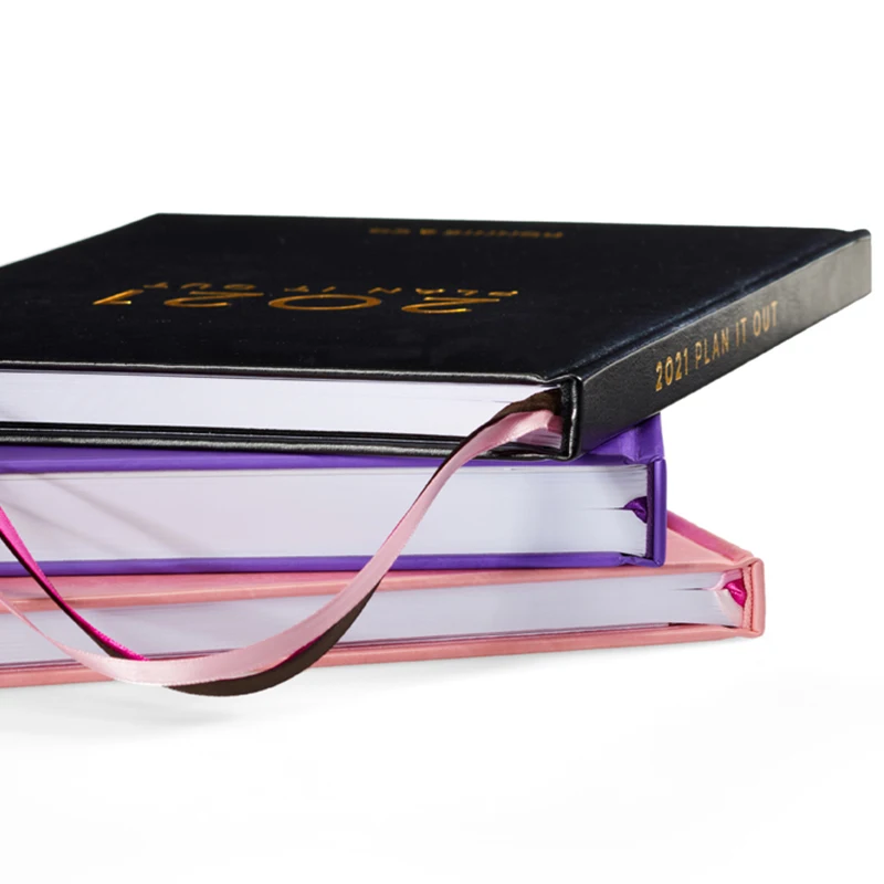 PU leather notebook printing Custom journal planner notebook printing