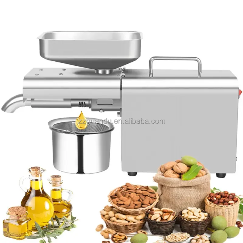 Mini Oil Press Machine/sunflower Oil Press/cold Press Oil Machine Sesame Cold Press Oil Machine Oil Pressers Machine Palm Oil