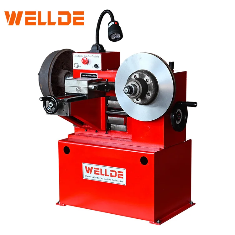 WELLDE Brake Drum Disc Cutting Lathe Machine Manufacturer T8445A T8445