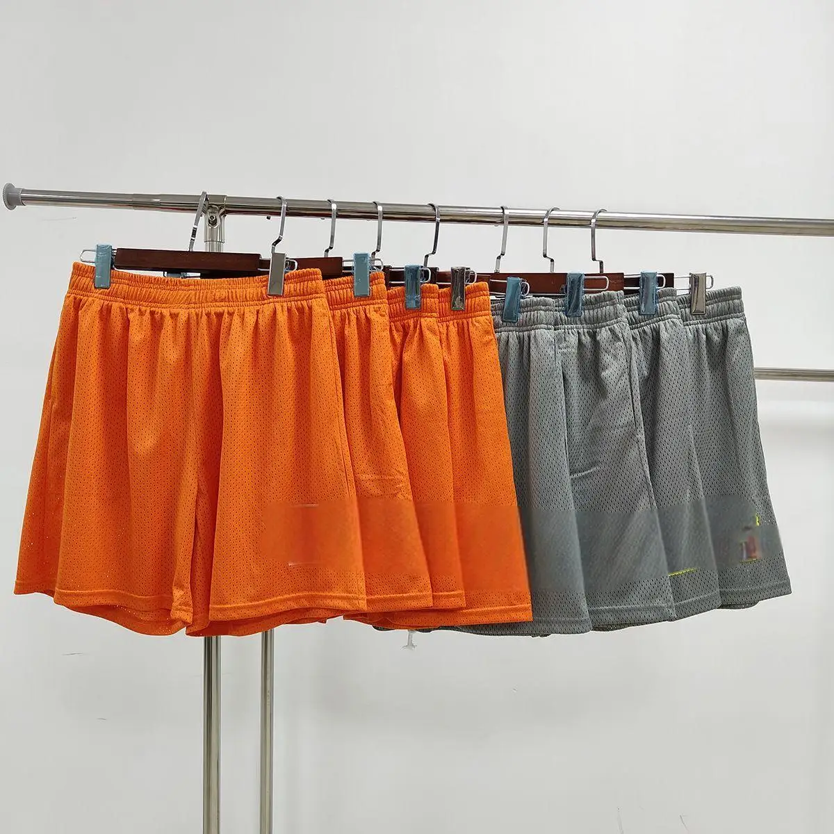 Mesh Breathable Shorts Men Women Summer Loose Casual Pants Logo Printed High Quality Soft Running Fitness Beach Pants