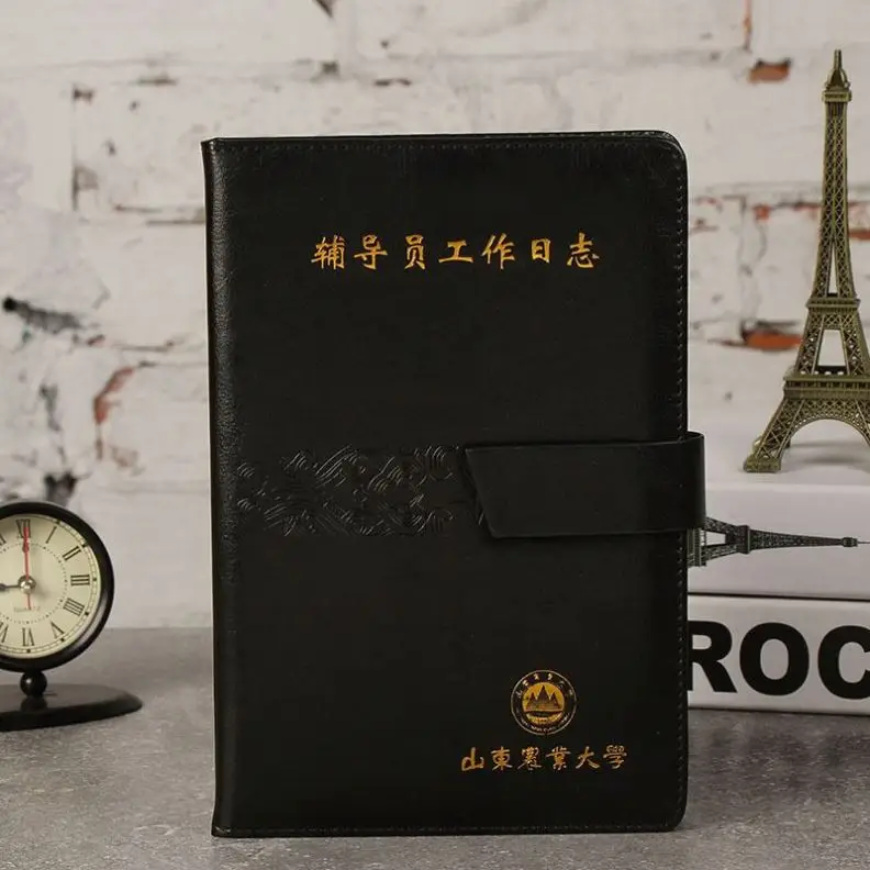 a4 a5 pu cover corporate office business planner book notebook printing executive journal personal custom leather 2023 diary