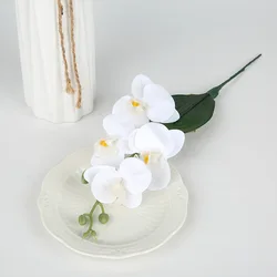 New Style Simulation Leaves Phalaenopsis Mini Orchid Home Decoration Photography Props Ornaments Bonsai Centerpiece Flower