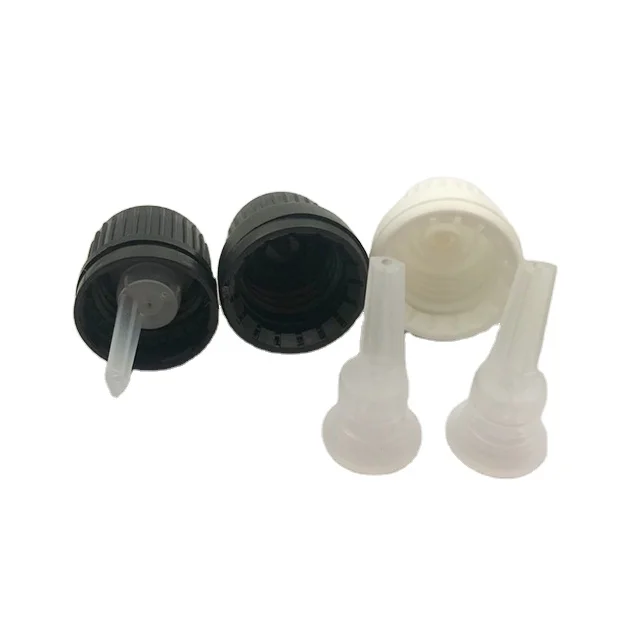 18mm 18/410 Small Plastic Tamper Evident Screw Cap with Orifice Reducer for Essential Oil Bottle