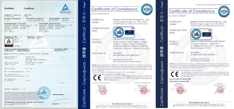 Pv Cable Black Red 4mm2 1000v 1500v Tinned Copper Wire Pv Solar Cable For Solar Power Station Good Quality From China