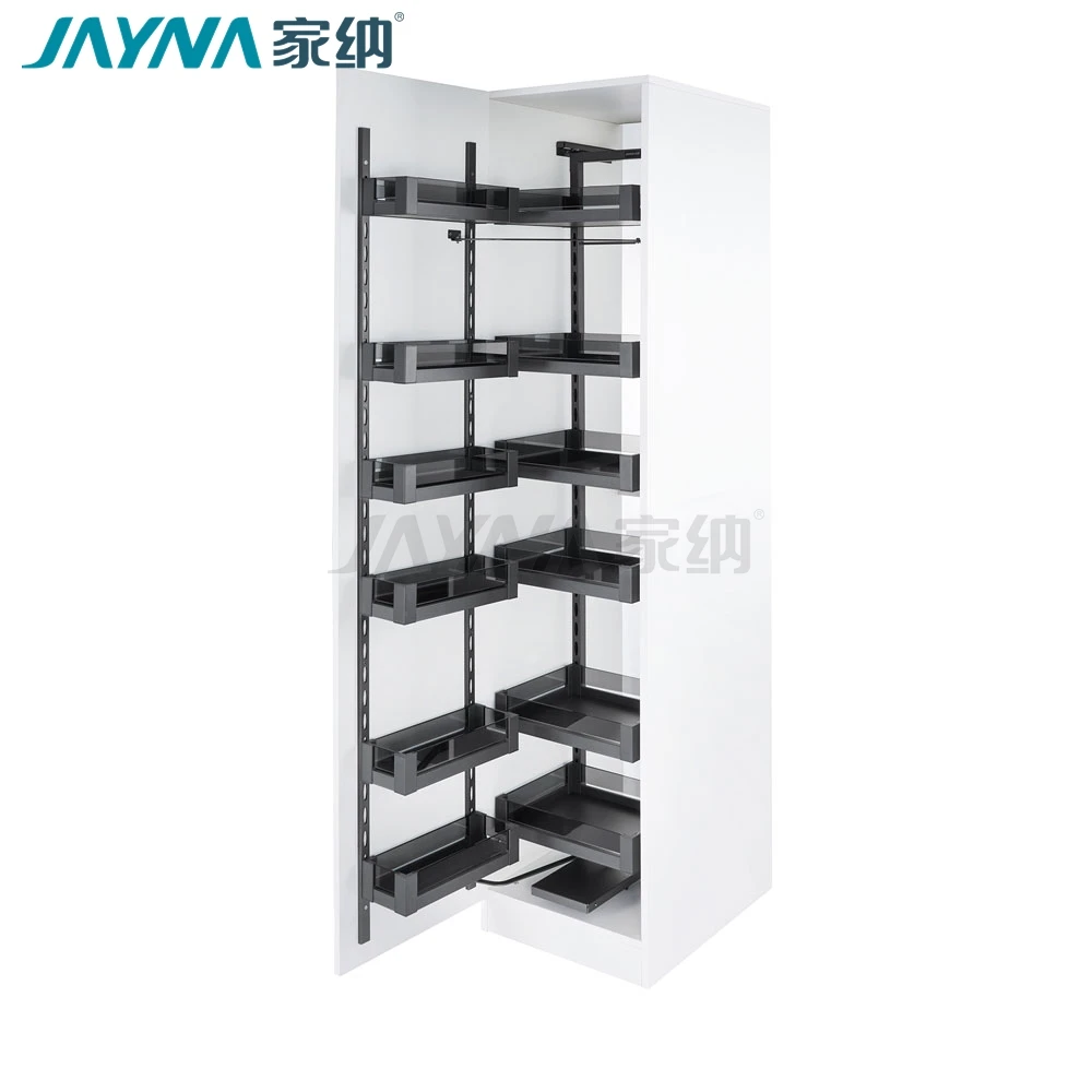 JAYNA Phontom серий нового дизайна кухонный органайзер 6/5/4/2 слой высокая единица вытащить кладовая корзина для хранения