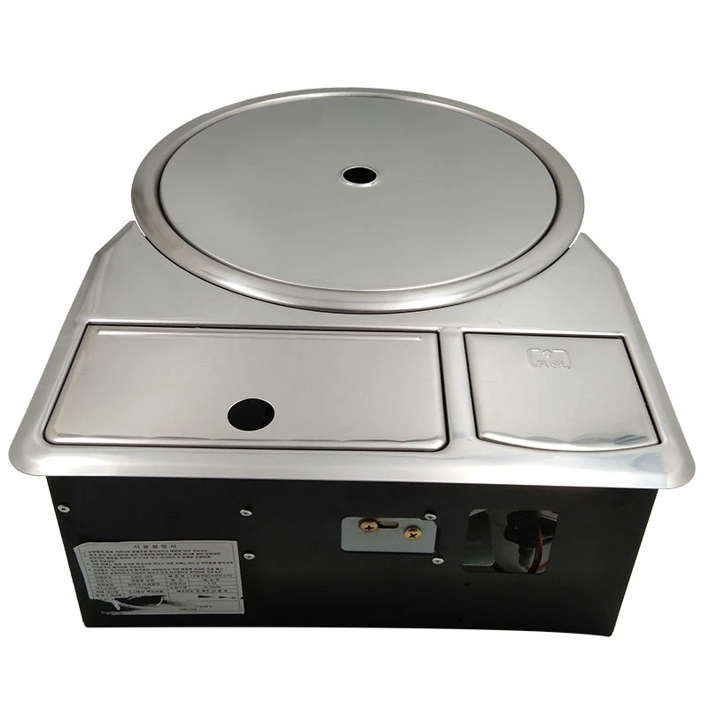 Commercial Butane Korean Bbq Grill Gas Smokeless Infrared Gas Korean Bbq Stove Grill Table For Restaurants