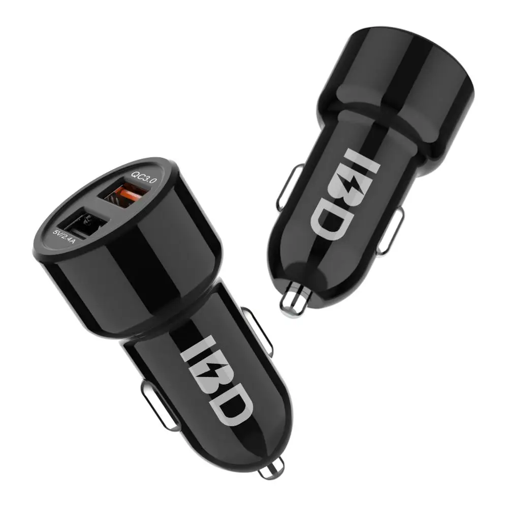 
Hot Selling Ibd Brand Fast Charging Quick Charge 3.0 Car Charger <span style=