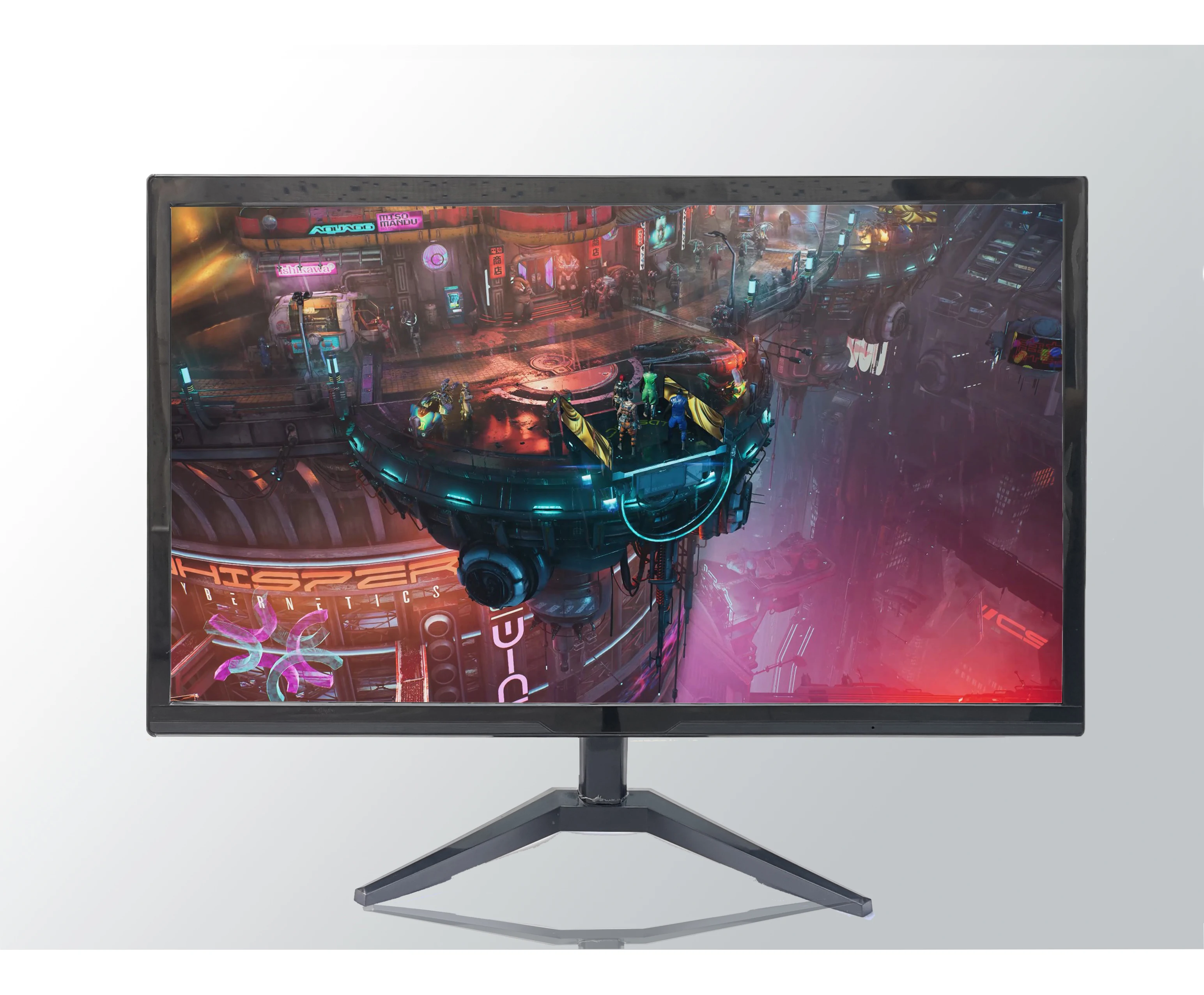wide panel flat screen 19  inch good quality high  definition desktop computer monitor